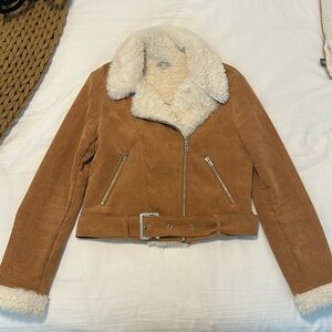 Beginning Boutique Fur lined Jacket